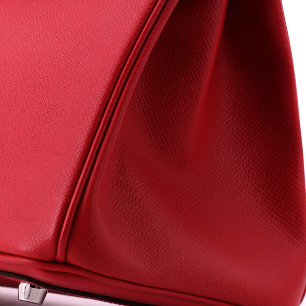 Hermes Birkin 30 Red Epsom with Palladium Hardware - Picture 7 of 8